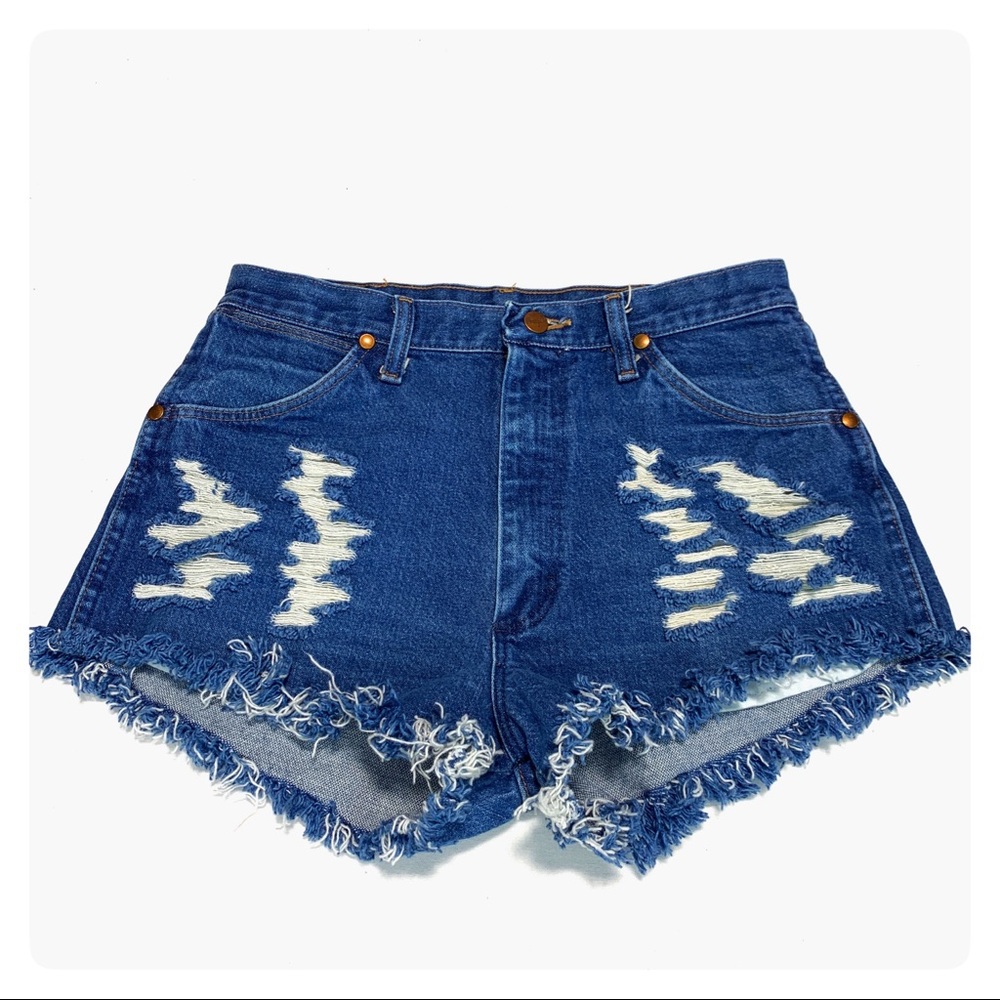 WRANGLER Waist 32 L Size 12 Cutoffs 334RE
